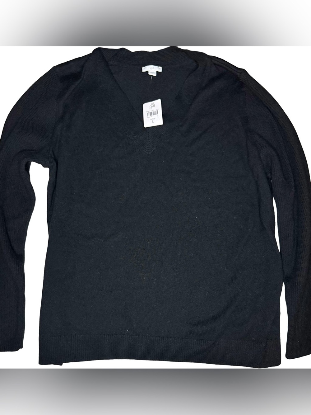 J. Jill V-Neck Women’s Black Sweater